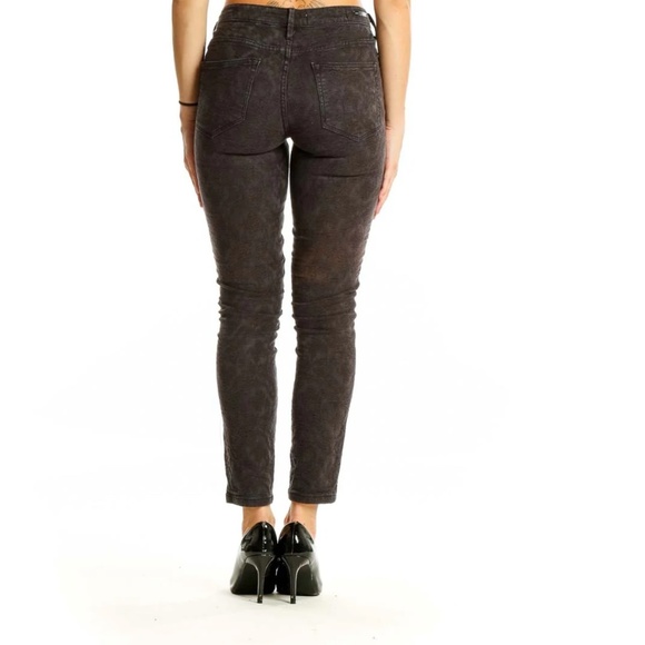 Pilcro and the Letterpress Black Lace Detail Jeans Size 28 - Picture 2 of 7